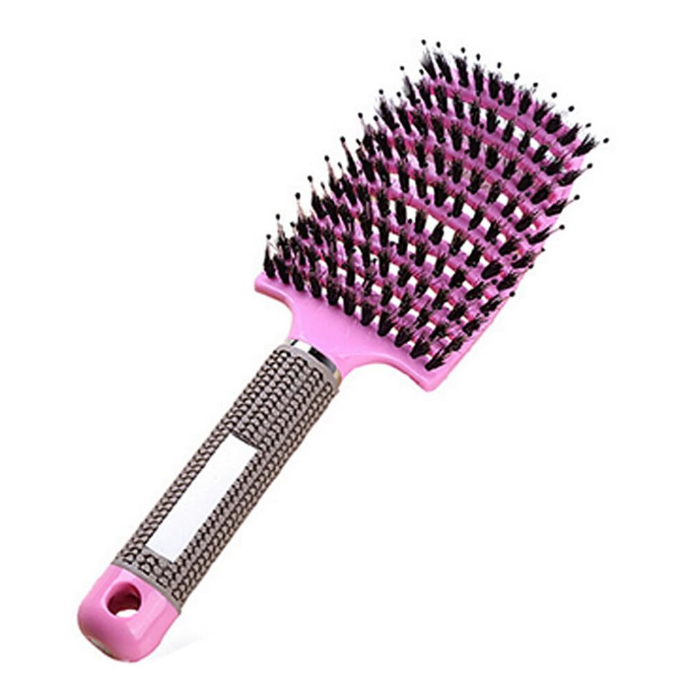 Curly Hair Detangling Brush with Nylon Bristles for Wet Hair and Scalp Massage Styling A5
