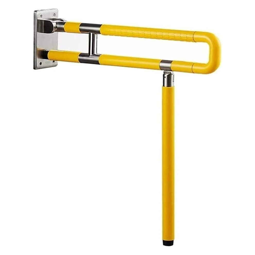 Foldable Stainless Steel Bathroom Grab Bar with NonSlip Safety Rail for Elderly and Disabled