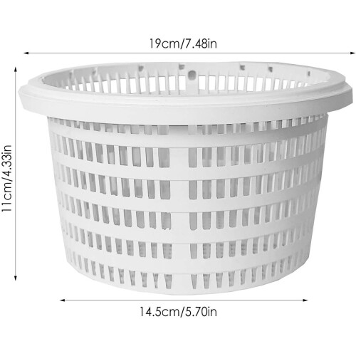 Pool Skimmer Basket for Inground Swimming Pool Filter, Durable Leaf and Debris Strainer 2