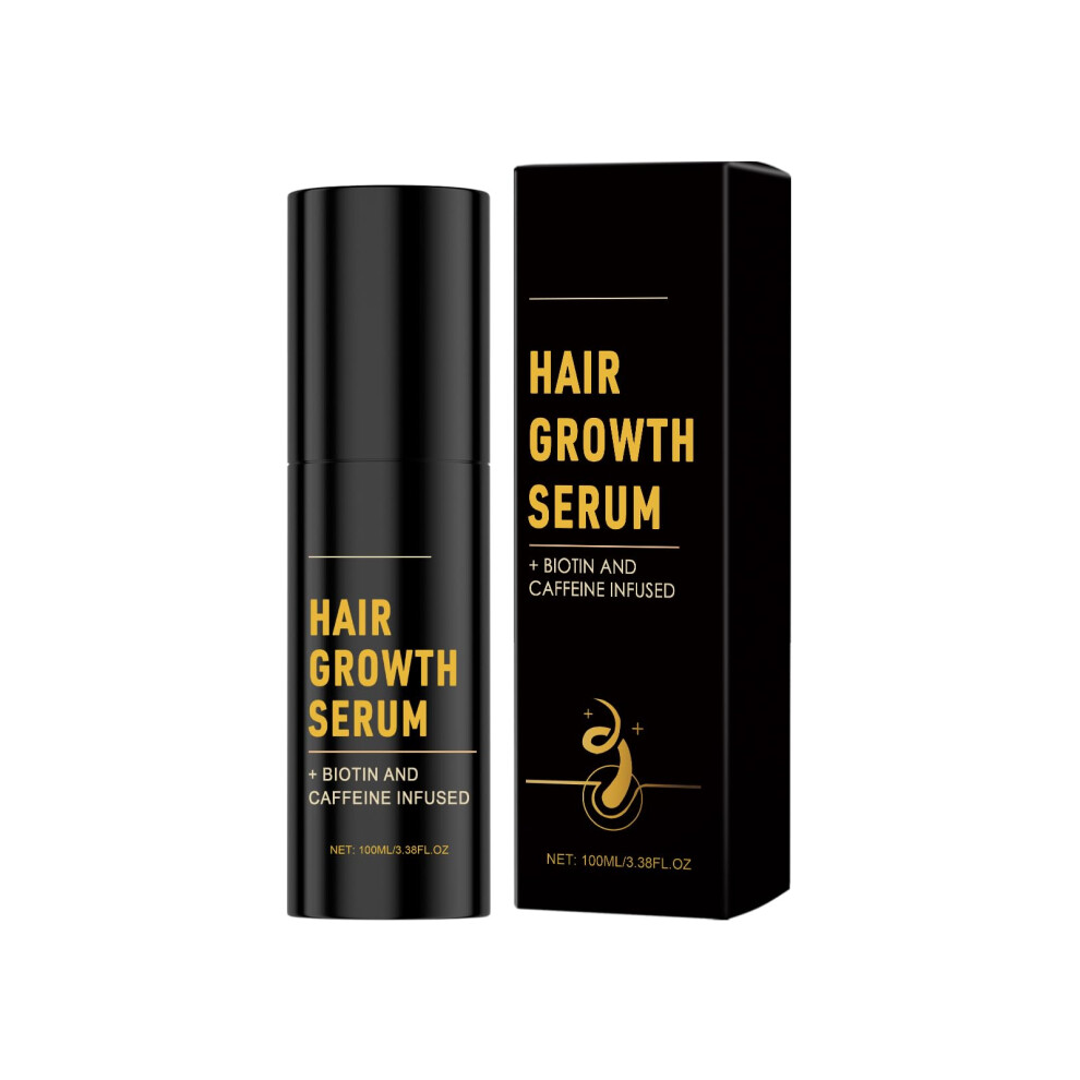 Hair Growth Spray with Biotin and Ginger, Hair Thickening Serum for Thicker Fuller Hair, 3.38 fl oz