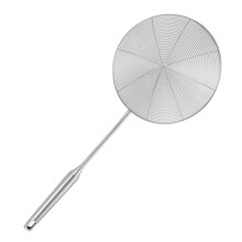 Spider Strainer Stainless Steel Skimmer Spoon with Long Ergonomic Handle for Frying Kitchen Use