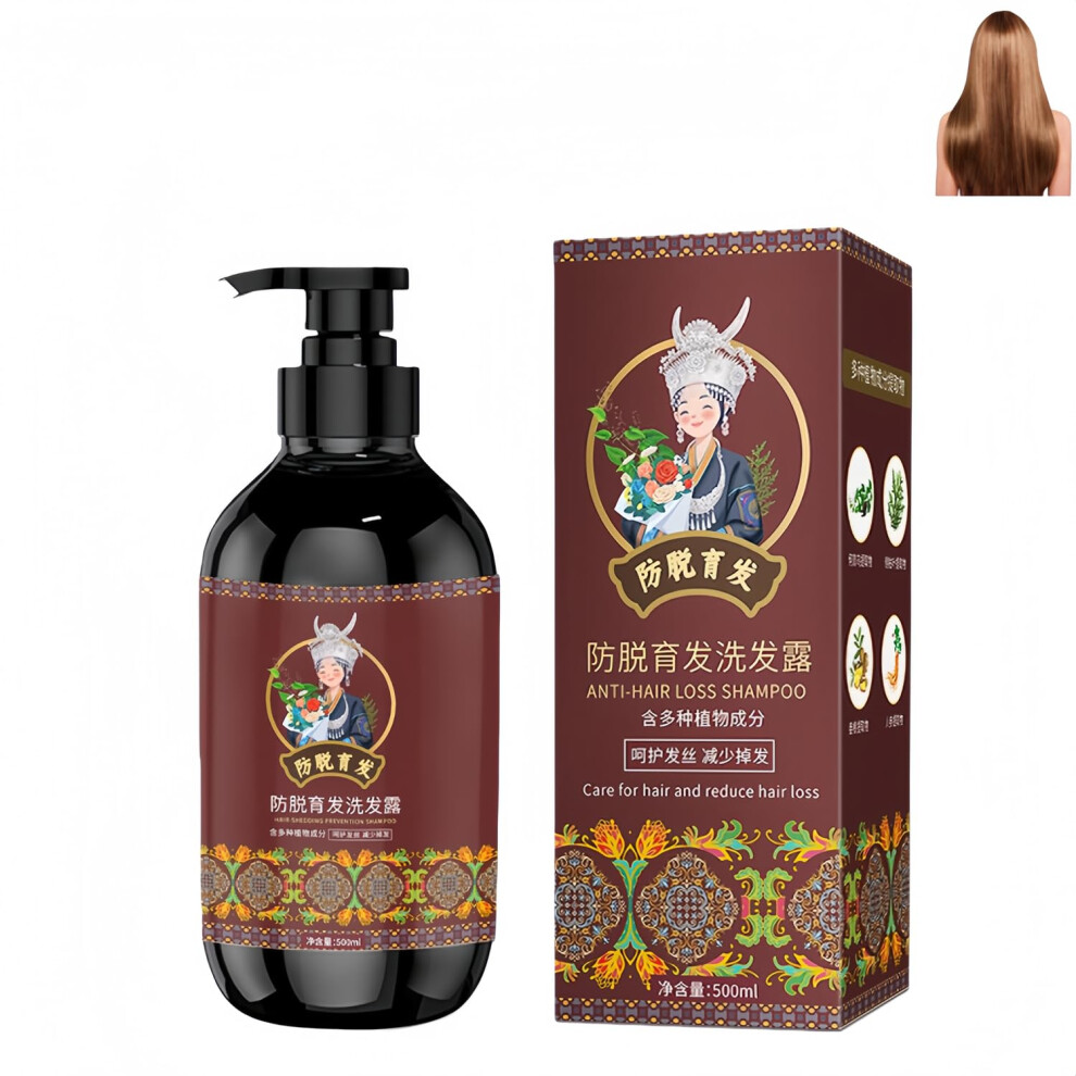 Ginger Anti Hair Loss Shampoo for Thinning Hair, Promotes Growth and Strengthens Roots, 1pcs