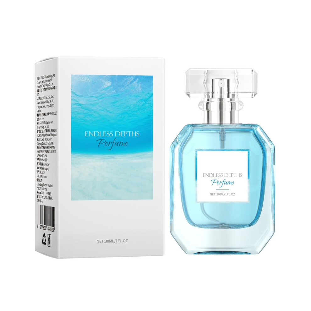 Men's Perfume with Long Lasting Fresh Ocean Fragrance, Elegant Gift, 1.0 Fl Oz