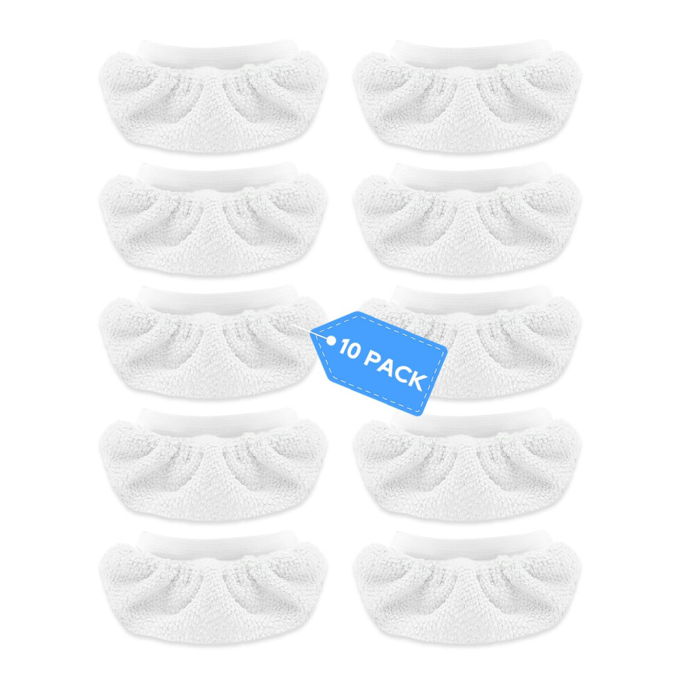 10 Pack Reusable Microfiber Universal Steam Mop Pads for Bissell Wagner McCulloch Steam Cleaner