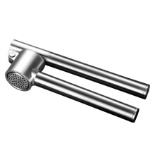 Stainless Steel Long Handle Garlic Press Crusher for Easy OneHand Use Mincing Garlic and Ginger
