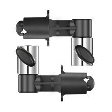 2 Pack Reflector Holder Clips and Backdrop Clamps for Photography Studio with 5/8 Inch Stand Adapter
