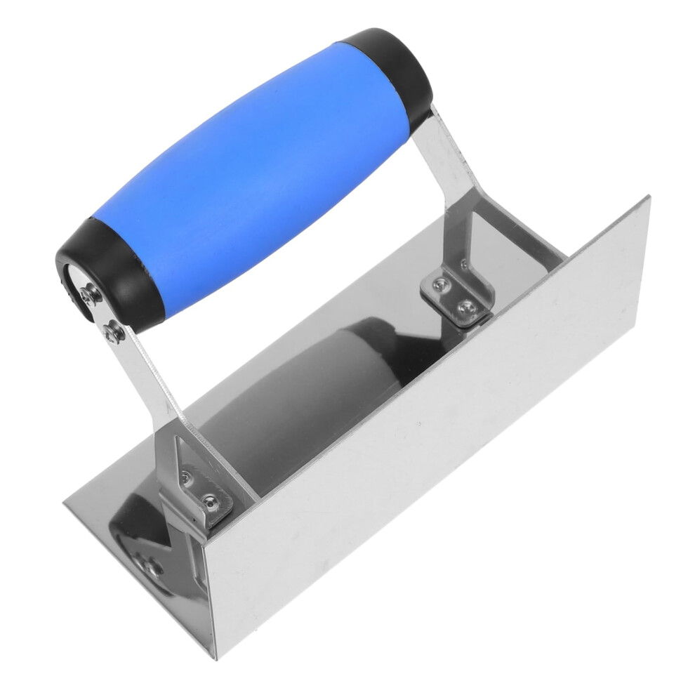 Stainless Steel Drywall Corner Trowel Ergonomic Plastering Tool For Smooth Inside Corners 15.3X12cm 9070919701597