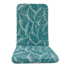 Waterproof FadeResistant Outdoor Chair Cushion 42.5x17.7 Back Patio Dining Seat with Washable Cover