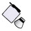 Camera Flash Diffuser and Photography Light Reflector Kit with Soft Light and Foldable Silver Plate 1