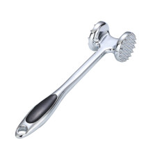 Meat Tenderizer Mallet Zinc Alloy DualSided Hammer for Steak Chicken Pork with Ergonomic Handle