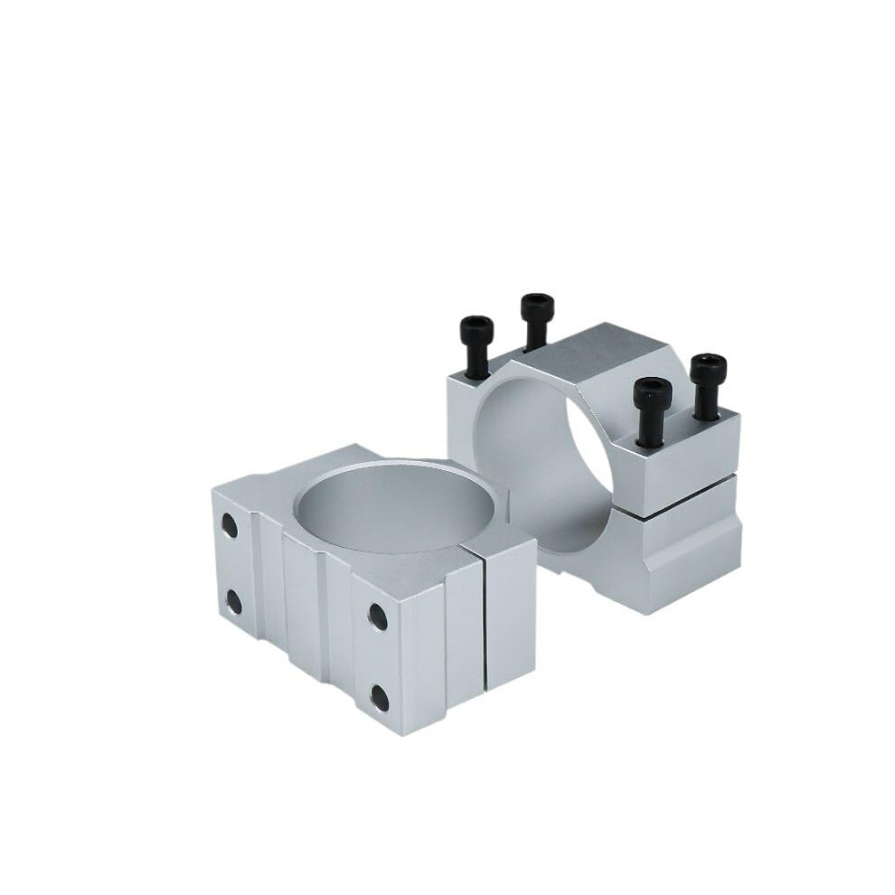52Mm Aluminum Cnc Spindle Clamp Motor Mount Bracket With Screws For Router Engraving Machine 9113335527294