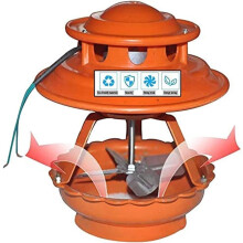 80W Chimney Exhaust Fan Fireplace Draft Inducer Solves Smoke Problems for Wood Stove and Log Burner