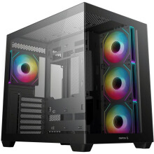 PC-Gehäuse - DEEPCOOL - R-CG530-BKADA4-G-1 - Mini Tower - Format Mini-ITX / Micro-ATX / ATX & Micro-ATX - 4 ARGB-Lüfter - Schwarz