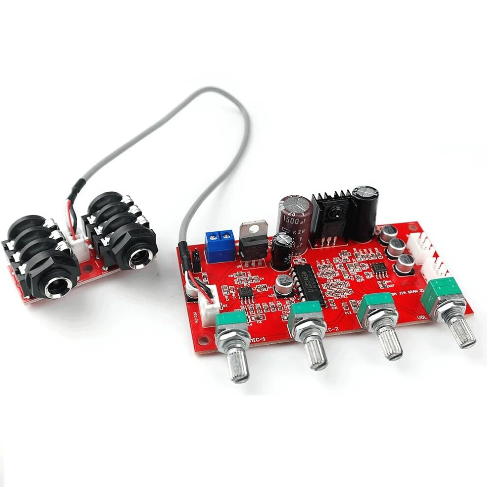 Microphone Amplifier Board Pt2399 Digital Reverb Preamplifier Dual Mic Support Stable Smd 9113335527508