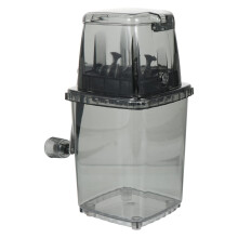 Manual Ice Crusher with Easy Hand Crank Operation for Summer Drinks, Desserts and Parties