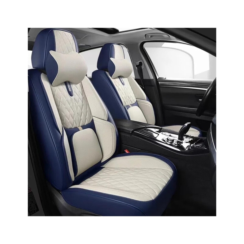 Universal Leather Car Seat Covers Full Coverage Nappa Cushion Set For Suv And Sedan Antislip 9053599988502