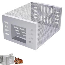 Stainless Steel Automatic Mouse Trap with SelfResetting Capture and Quick Disposal Drawer (1pc)
