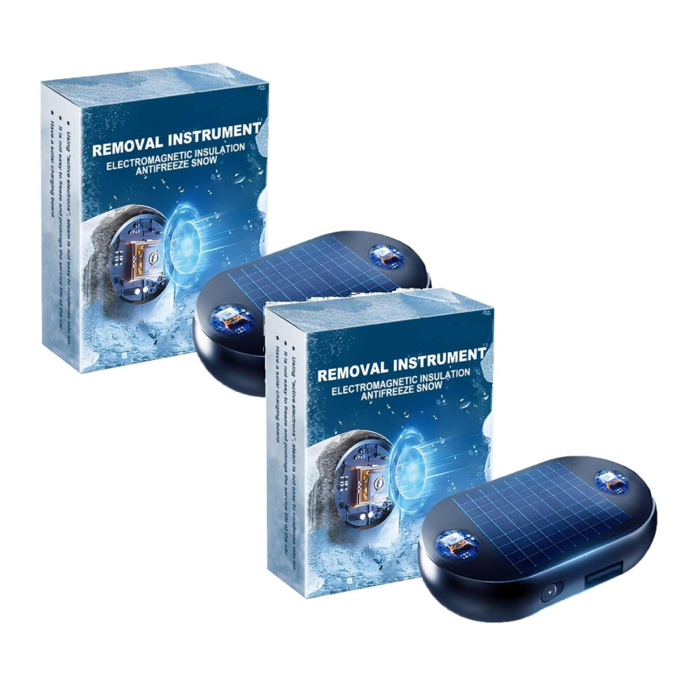 Car Windshield Defroster And Snow Removal Device, Rapid Ice Melting Anti Freezing Tool 2Pcs 9455672644198
