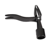 Stand Up Weeder Tool with 4 Claws, Heavy Duty Aluminum Manual Weed Puller for Efficient Gardening