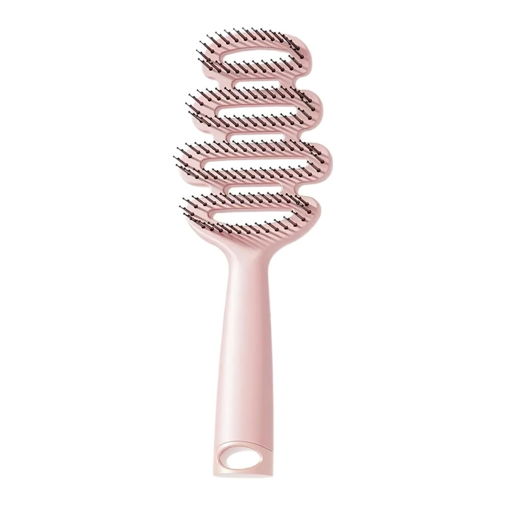 Detangling Comb For Kids Antistatic Gentle Scalp Massage Wet And Dry Hair Styling Tool Pink