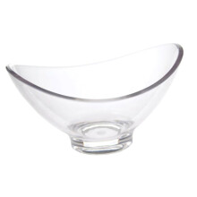 Clear Salad Bowl Reusable Decorative Serving Bowl for Fruit, Snacks, Dessert and Party Use