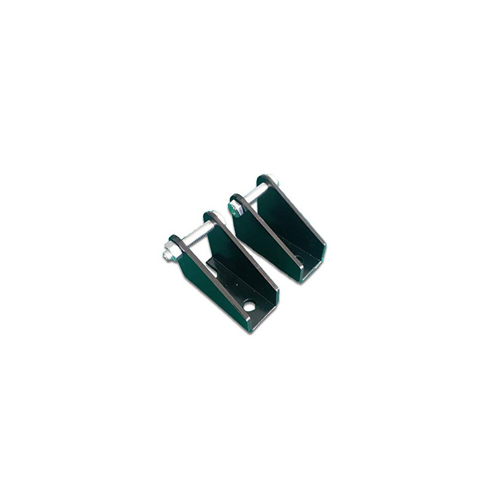 1 Pair Heavy Duty Steel Linear Actuator Mounting Brackets Silver/Black Sideforce Resistance 9070919703195