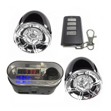 Motorcycle Bluetooth Speaker Audio System, Waterproof Stereo Sound with FM Radio and USB Charger