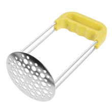 Stainless Steel Potato Masher with Ergonomic Grip for Smooth Puree Vegetables and Fruits Ref: 3110
