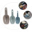 Plastic Ice Scoop and Flour Scoop Set with Ergonomic Grip for MultiPurpose Kitchen Use 2