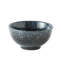 10pcs Vintage Japanese Ceramic Ramen Bowls Stoneware Rice Bowls with Artistic Retro Design