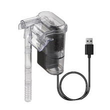 Aquarium Filter with Adjustable Flow, Quiet External Fish Tank Filter for Clean Water and Pet Health