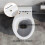 Soft Close Toilet Seat White PP VShaped Heavy Duty Open Front with Quick Release Hinges 3
