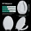 Soft Close Toilet Seat White PP VShaped Heavy Duty Open Front with Quick Release Hinges 2