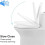 Soft Close Toilet Seat White PP VShaped Heavy Duty Open Front with Quick Release Hinges 4