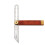 Sliding T Bevel Gauge 2Pcs Adjustable Angle Protractor with Wooden Handle for Precise Measurement 1