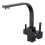 Solid Copper 3 Way Kitchen Mixer Tap with Tri Flow and 360 Swivel Spout 1