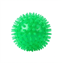 Dog Ball Squeaky Pet Toy 8cm - Pack of 2, Green