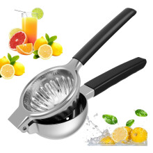 Stainless Steel Lemon Squeezer Handheld Citrus Juicer for Effortless Juice Extraction Dishwasher Safe