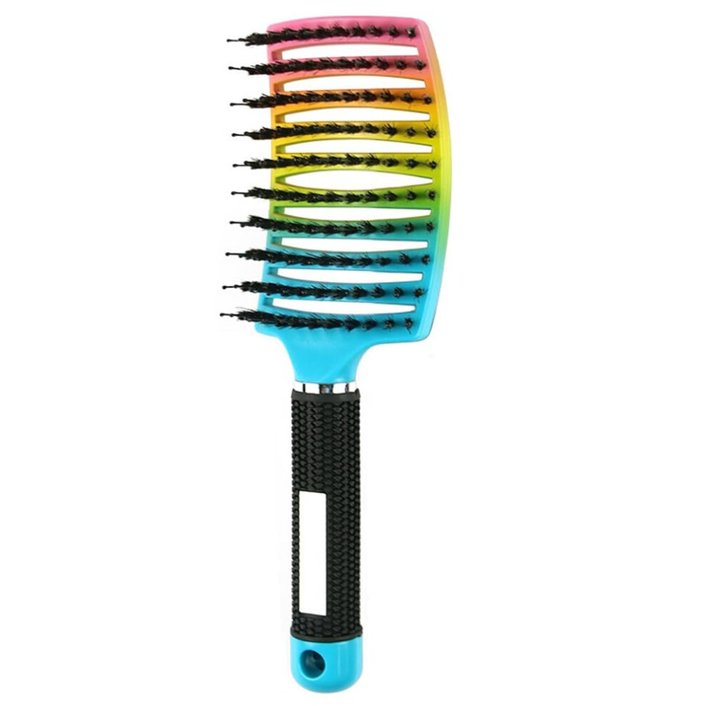 Detangling Hair Brush for Curly Hair with Ergonomic Comfort Grip and Gentle Scalp Massage Tips