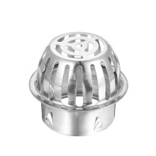 Gutter Guard Stainless Steel 4.5 Inch Downspout Filter Strainer, Blocks Leaves and Prevents Animal Entry