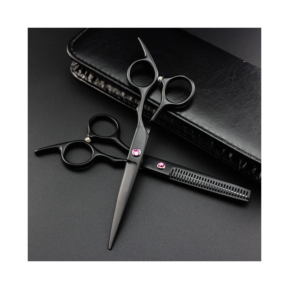 Professional Hair Cutting Scissors Set, 6 Inch Japanese Steel Barber Shears with Ergonomic Grip Ref: 4495