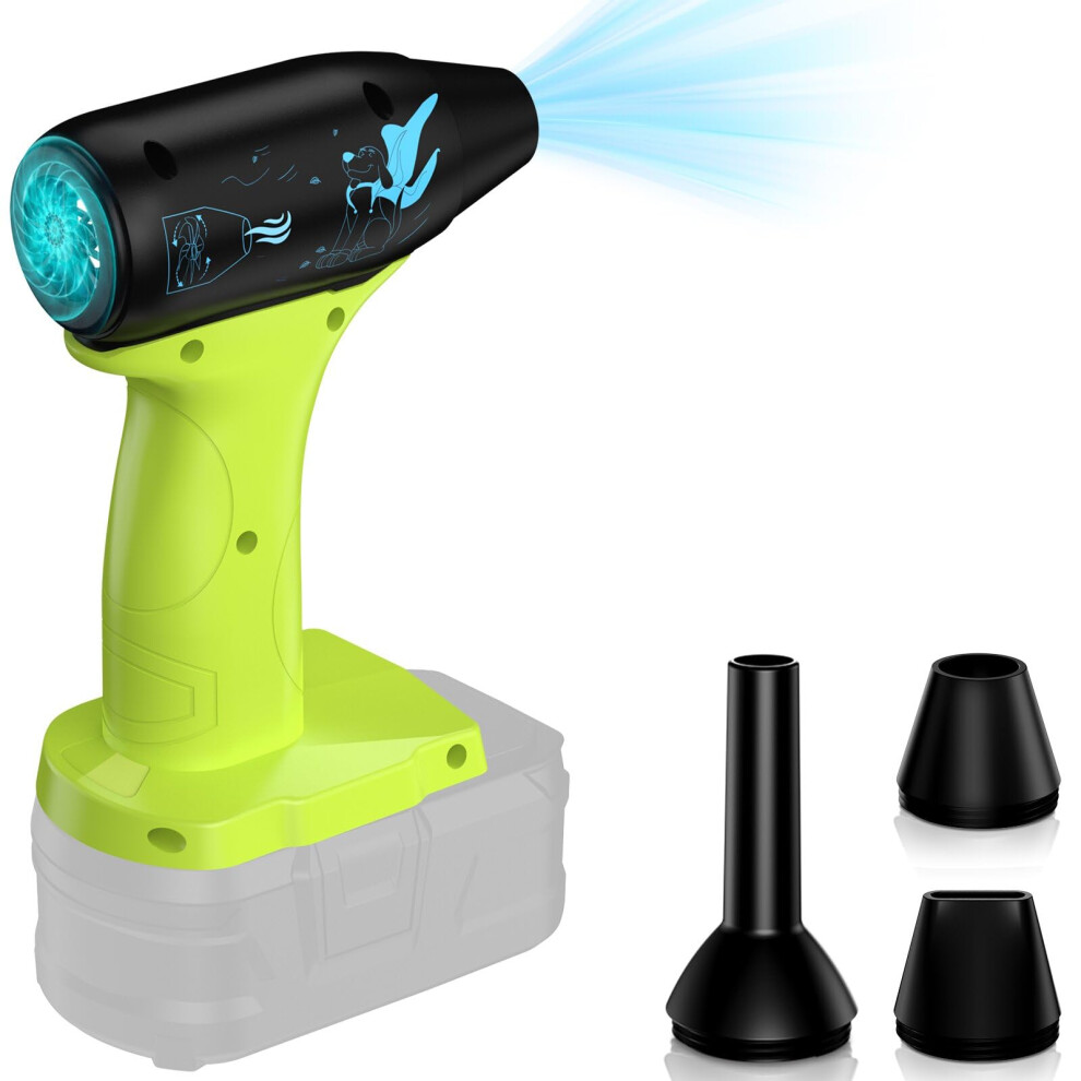 Cordless Air Duster For Pc And Car Cleaning, Speed 130000Rpm Brushless Blower With 4Speed Control For Ryobi 18V 9070919703805