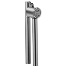 Garlic Press Stainless Steel Handheld Crusher with Ergonomic Handle and SelfCleaning Design