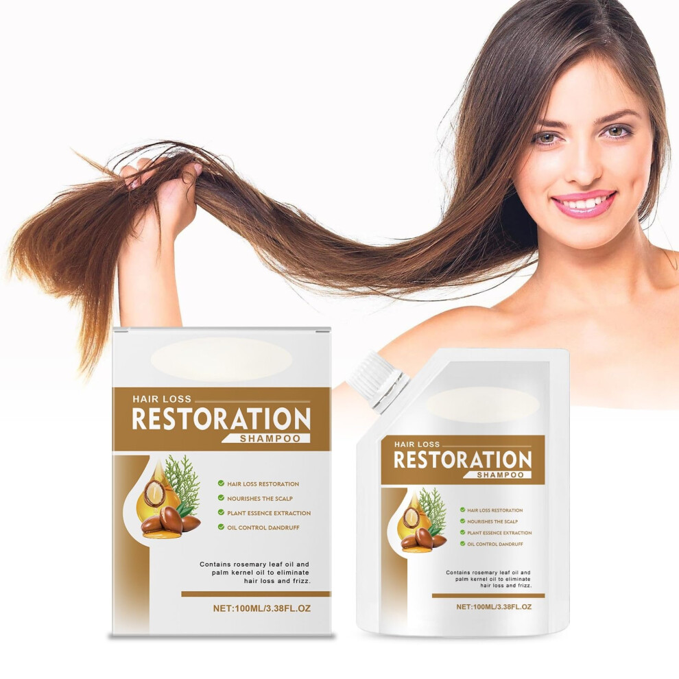 KLYso Herbal Shampoo for Oily Scalp Oil Control Deep Hydration Soft Smooth Finish 2PCS Travel Size
