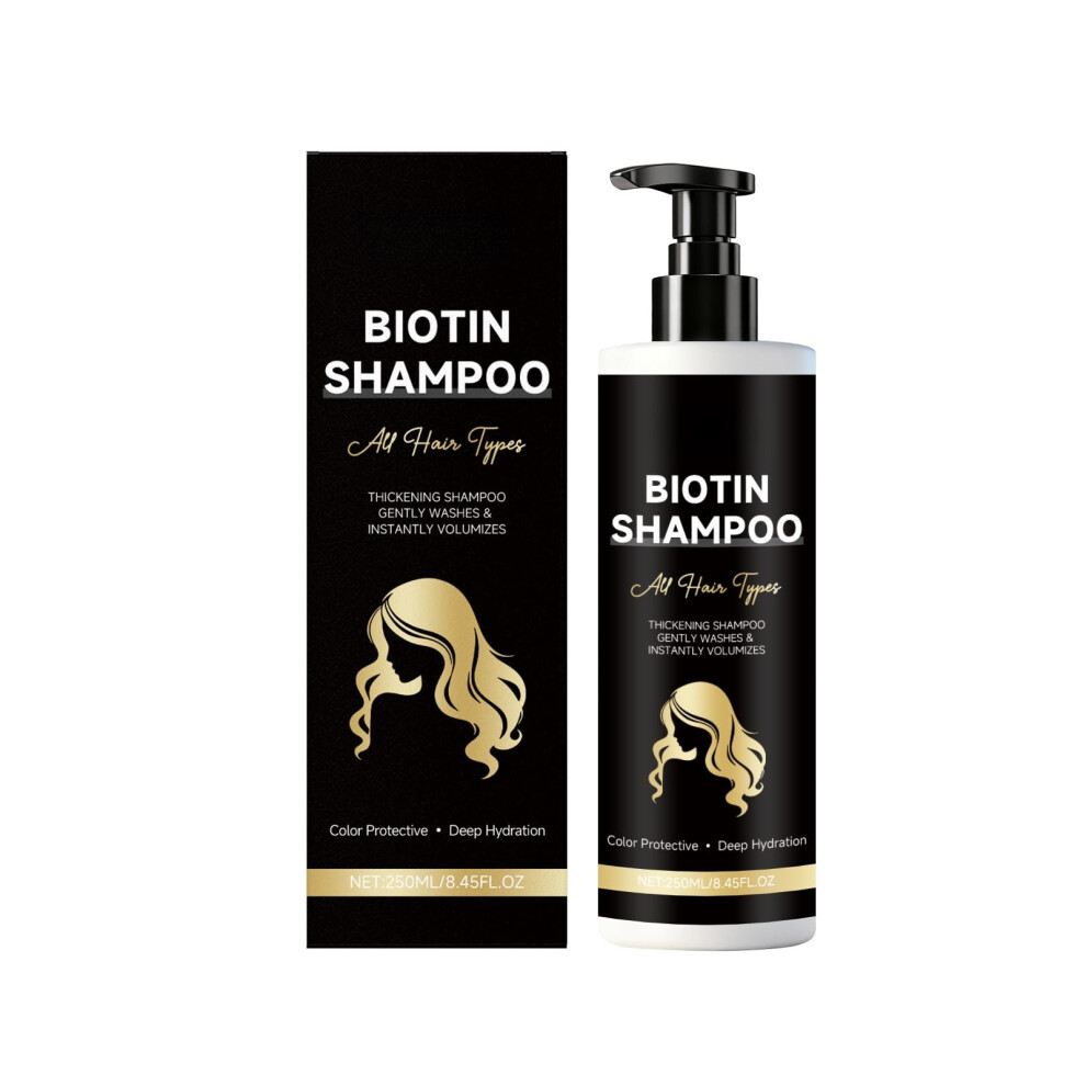KLYso 250ml Volumizing and Nourishing Shampoo, Travel Size Daily Cleanser for Soft Smooth Hair