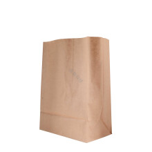 Large Paper Bags with Handles 12x7x17 Inch, Brown Grocery Bags Bulk for Takeout, Retail, Shopping (60)