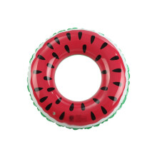 Watermelon Inflatable Pool Float 80cm Adult Swimming Ring with Smooth Inner Ring and LeakProof Seal