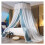 Mosquito Net Blue Dome Bed Canopy with Double Layer Mesh for 1.5M Double Beds 360 Protection 1