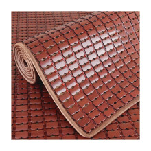 Bamboo Cooling Sleeping Mat with NonSlip Backing, Foldable Durable Design for Bedroom Floor 70x90cm Brown