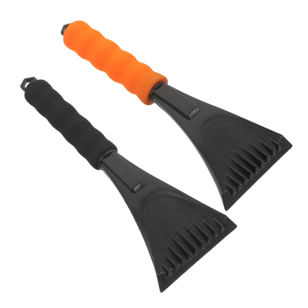 2Pcs Ice Scraper And Snow Shovel Set For Car Windshield Winter Ice Removal Durable And Lightweight 9455672645935